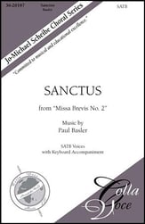 Sanctus SATB choral sheet music cover